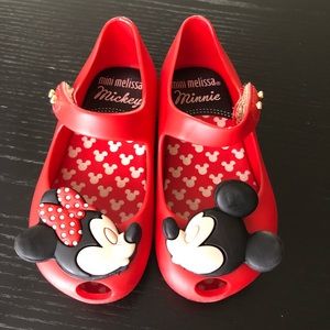 Mini Melissa Minnie Red Shoes